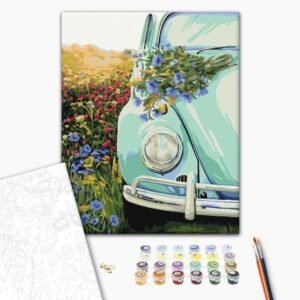 Malowanie po numerach Retro w terenie