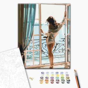 Malowanie po numerach Kuszący poranek