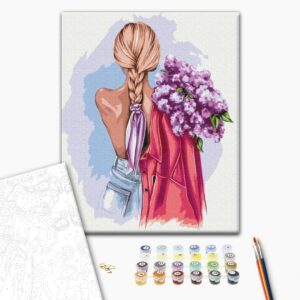 Malowanie po numerach Delikatny bukiet © Zvonareva Natalia