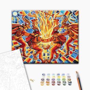 Malowanie po numerach Taniec "Arkan" ©Oleg Loburak