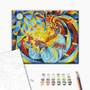 Malowanie po numerach Świeca nadziei © Oleg Loburak