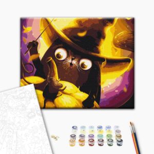 Malowanie po numerach Kot Magik © Marianna Pashchuk