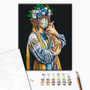 Malowanie po numerach Ukrainka © Valeriya Macarenco