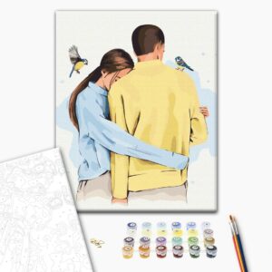 Malowanie po numerach W twoich ramionach ©Alla Berezovska