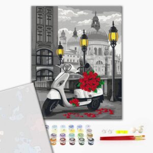 Malowanie po numerach Premium Bukiet z dostawą