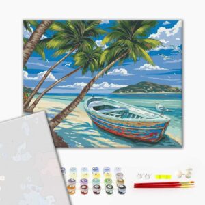 Malowanie po numerach Premium Rajska wyspa
