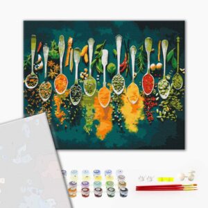 Malowanie po numerach Premium Pikantne przyprawy