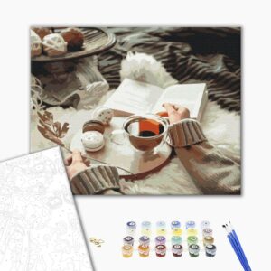 Malowanie po numerach Przytulne przyjęcie herbaciane