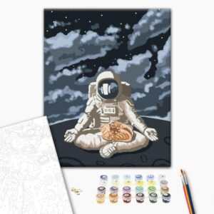 Malowanie po numerach Kosmiczny spokój