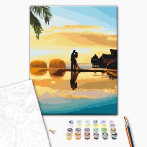 Malowanie po numerach Wschód miłości