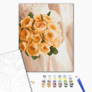 Malowanie po numerach Bukiet panny młodej