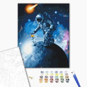 Malowanie po numerach Kwiaty wszechświata