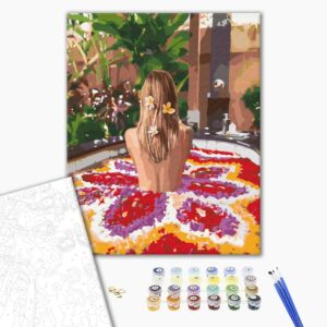 Malowanie po numerach Kwiat Bali