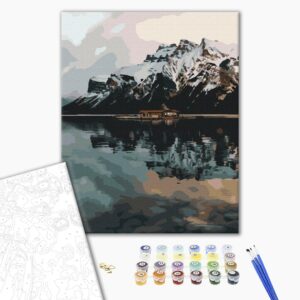 Malowanie po numerach Dom w górach