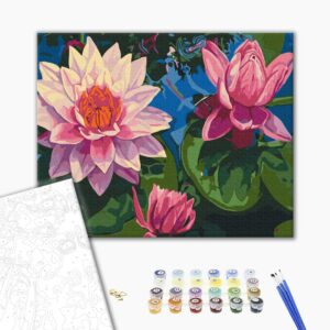Malowanie po numerach Lilia wodna