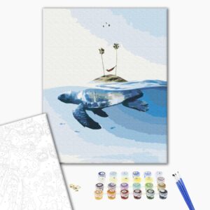 Malowanie po numerach Wyspa Żółwi