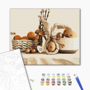 Malowanie po numerach Babcia Wielkanocna