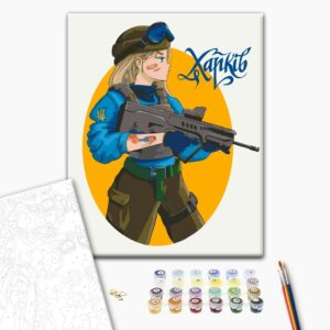 Malowanie po numerach Niezniszczalny Charków © Zakharova Nataliya