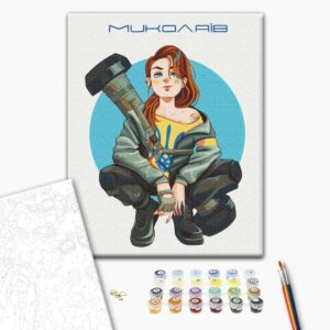 Malowanie po numerach Waleczny Mikołajów © Zakharova Nataliya