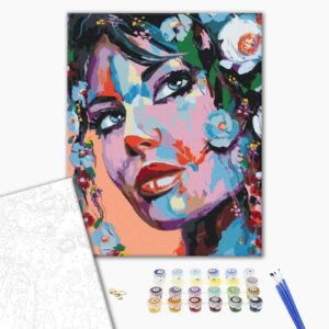 Malowanie po numerach Portret w kolorach