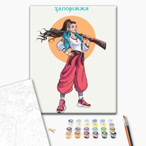 Malowanie po numerach Zaporoska przejażdżka kozacka © Zakharova Nataliya