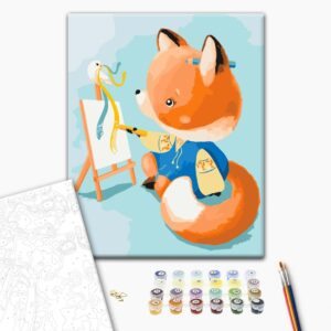 Malowanie po numerach Ukraiński lis ©Kateryna Valeriyva