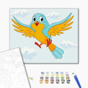 Malowanie po numerach Ukraiński ptak