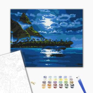 Malowanie po numerach Księżycowa noc