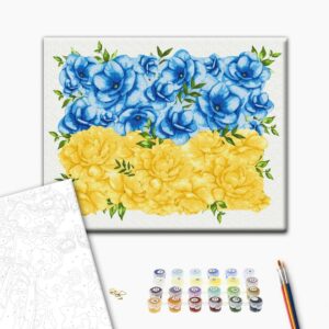 Malowanie po numerach Kwitnąca flaga ©Svetlana Drab