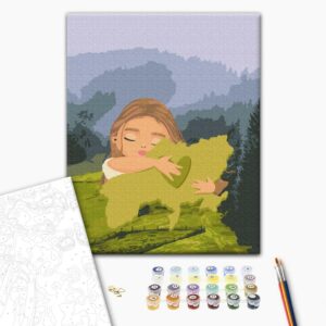 Malowanie po numerach Moje serce to Ukraina ©Lili Demachkovych