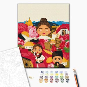 Malowanie po numerach Ukraińskie tradycje ©Lily Demachkovych