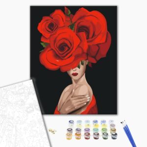 Malowanie po numerach Królowa róż