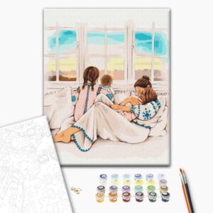 Malowanie po numerach Macierzyńskie ciepło ©Alla Berezovska