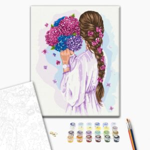 Malowanie po numerach Liliowy dodatek © Natalia Zvonareva