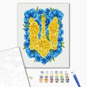 Malowanie po numerach Premium Kwitnący herb ©Svetlana Drab