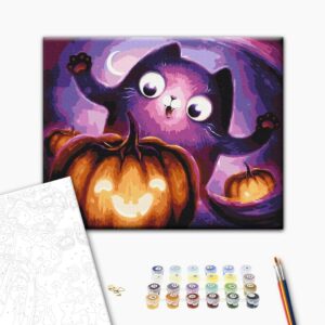 Malowanie po numerach Kot Dynia © Marianna Pashchuk