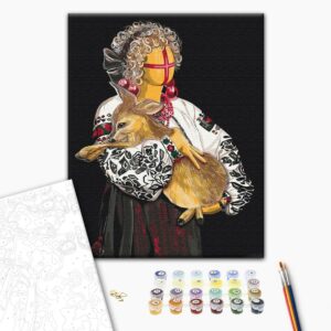 Malowanie po numerach Nowoczesna Motanka © Valeriya Macarenco