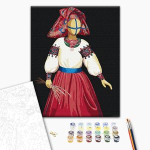 Malowanie po numerach Wiśniowy wrap © Valeriya Macarenco