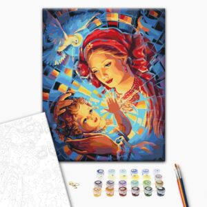 Malowanie po numerach Czułość © Oleg Loburak