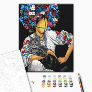 Malowanie po numerach Blumen ©Valeriya Macarenco