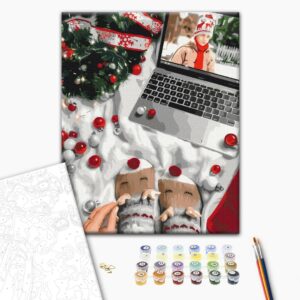 Malowanie po numerach Tradycje noworoczne © Oksana Vorobiy