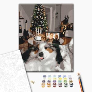 Malowanie po numerach Noworoczni przyjaciele © Oksana Vorobiy