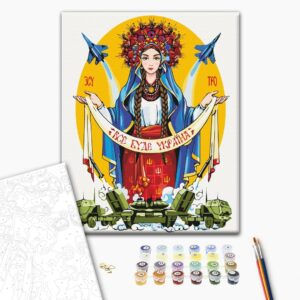 Malowanie po numerach W obronie Ukrainy © Zakharova Nataliya