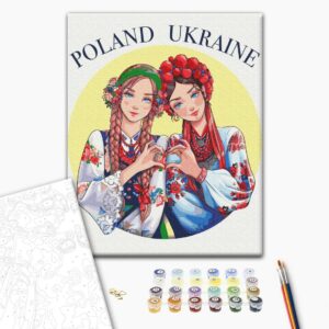 Malowanie po numerach Wsparcie © Zakharova Natalia