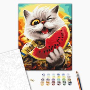 Malowanie po numerach Kot w Chersoniu © Marianna Pashchuk