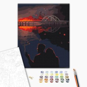 Malowanie po numerach Most Krymski ©Mariia Loniuk