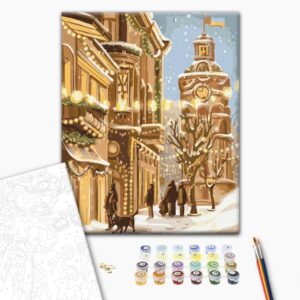 Malowanie po numerach Zimowa Winnica © Olena Lazarenko