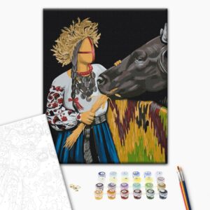 Malowanie po numerach Gospodyni domowa © Valeriya Macarenco