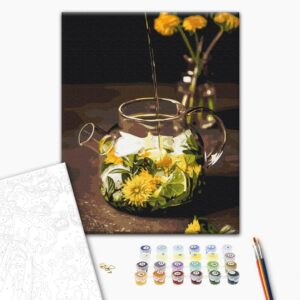 Malowanie po numerach O filiżankę spokoju ©Halyna Vitiuk