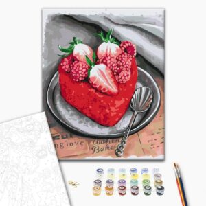 Malowanie po numerach Miłość do deseru © Anna Kulyk